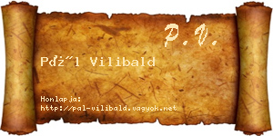 Pál Vilibald névjegykártya